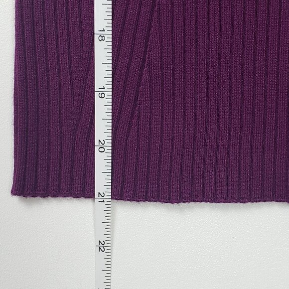 Madewell Mockneck Tank Sweater Set Women Size XXS Wine Ivory 2 Items [N0305] NWT - Picture 4 of 16